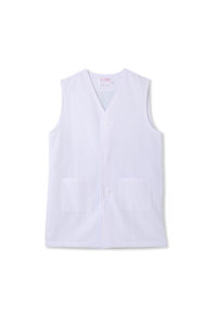 袖なし給食衣（白）