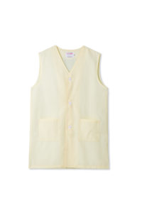 袖なし給食衣（クリーム）