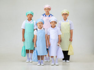 胸当てエプロン