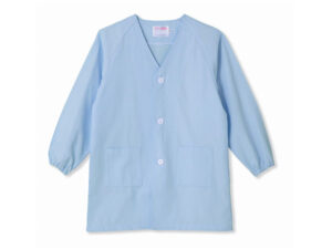前ボタン給食着（ブルー）