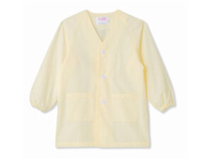 前ボタン給食着（クリーム）
