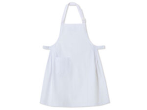 胸当てエプロン（白）
